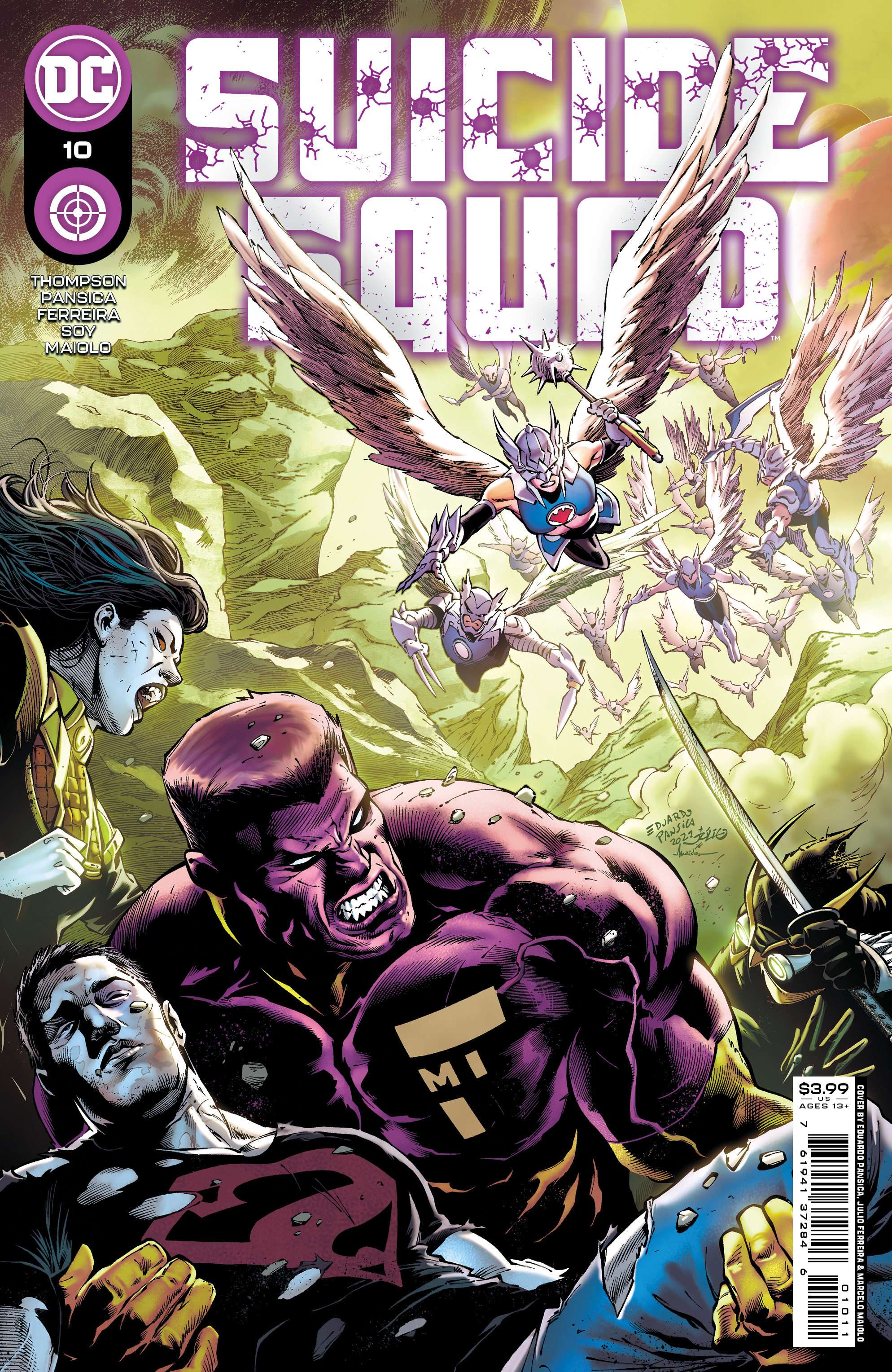 SUICIDE SQUAD #10 CVR A EDUARDO PANSICA JULIO FERREIRA & MARCELO MAIOLO