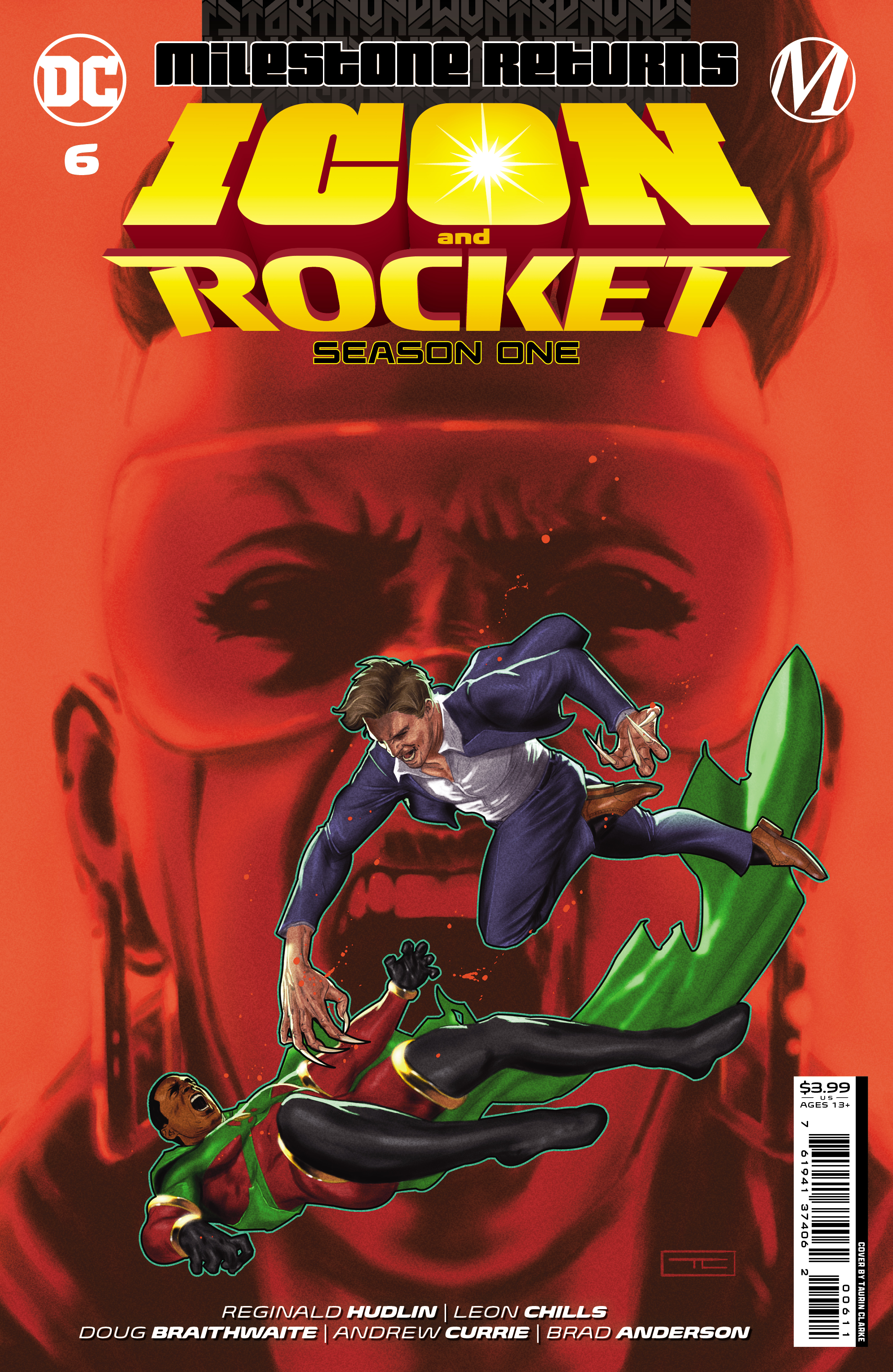 ICON & ROCKET SEASON ONE #6 (OF 6) CVR A TAURIN CLARKE